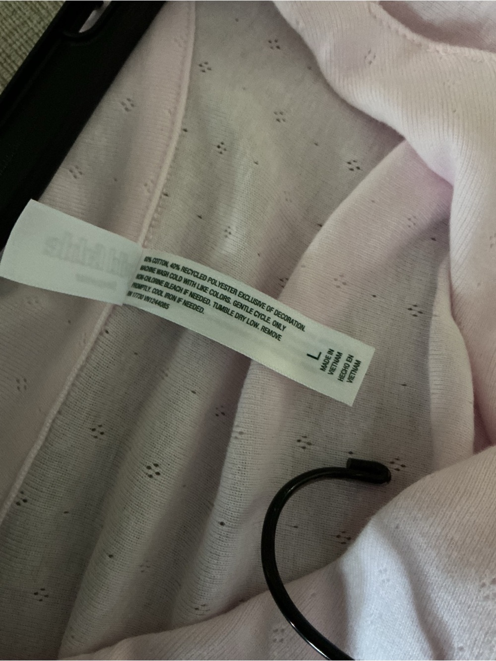 wild fable Light Pink Short Pajama Set - Button-Front Top & Shorts - Picture 5 of 5